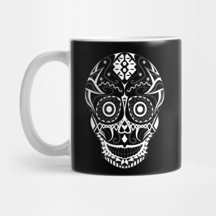 dark universe in skeleton head ecopop Mug